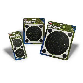 B24-12 12pk Shoot N C 7" Self-Adhesive Target