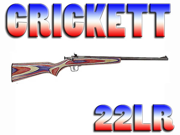 Crickett Laminate Youth Rifle, .22 LR (RED, WHITE, BLUE)
