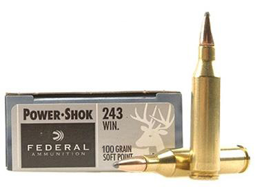 Federal 243B 243 WIN 100gr SP 20rd Box